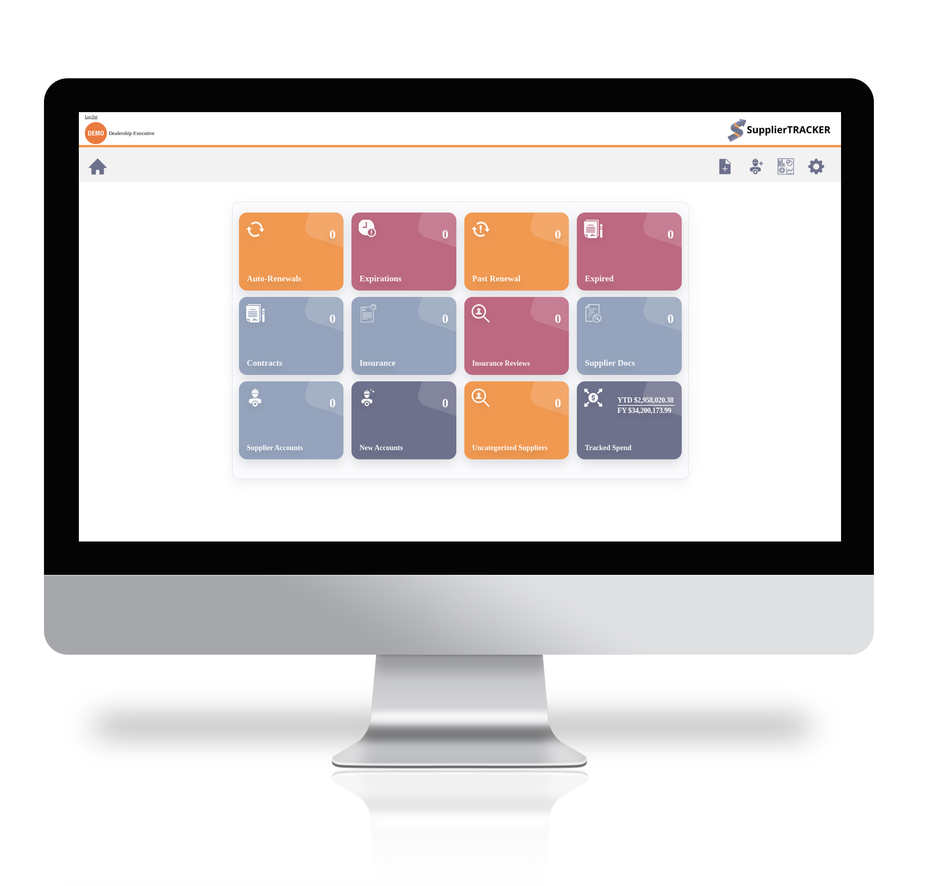 SupplierTRACKER client portal